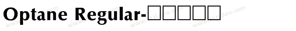 Optane Regular字体转换